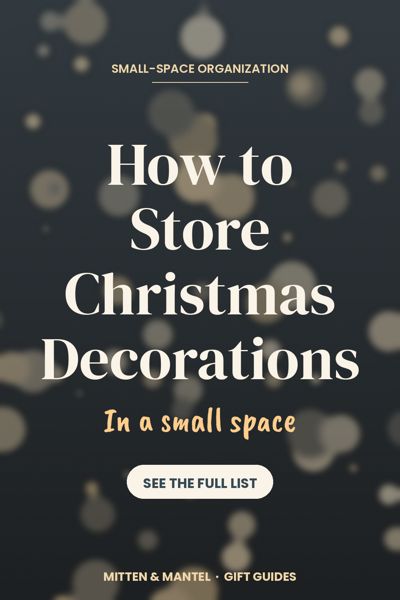 How to Store Christmas Decorations in a Small Space (10 Smart Picks)